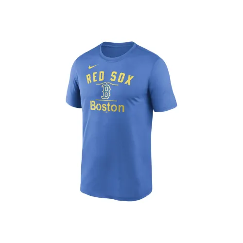 Nike T-Shirt Boston Red Sox Men's Blue