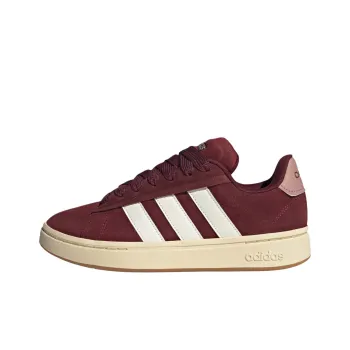 Adidas GRAND COURT ALPHA Anti Slip Wear Resistant Low Top Skateboard Shoes Unisex Red White