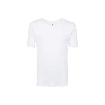 MOSCHINO Logo tape Ribbed T shirt