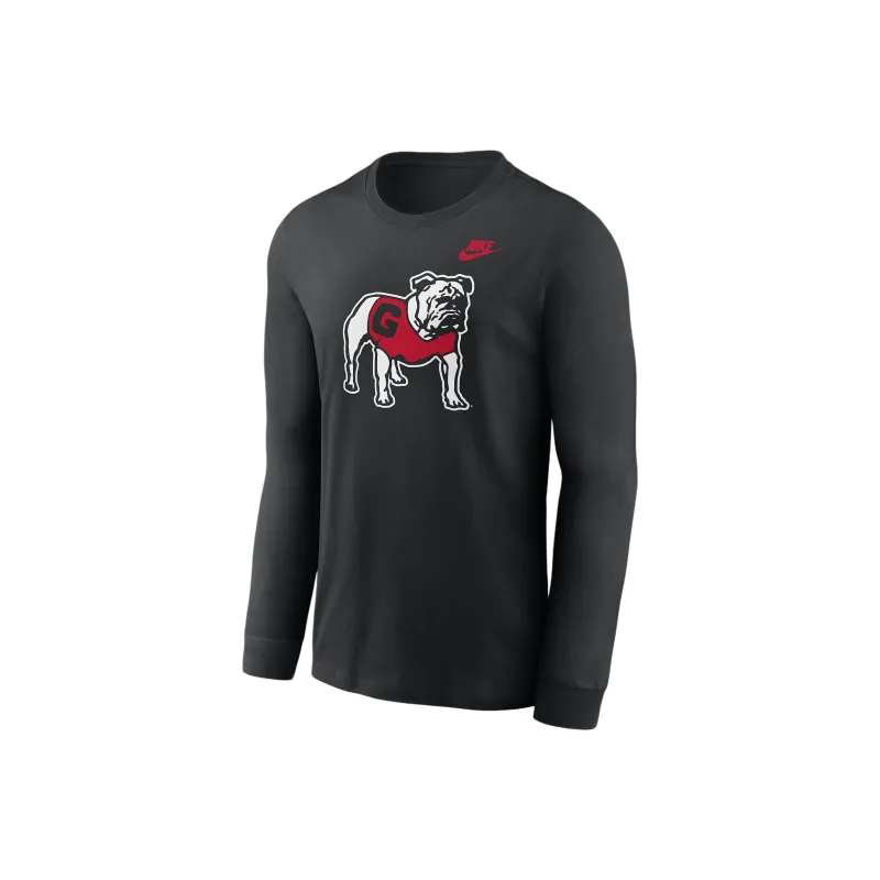 Nike Georgia Bulldogs Legacy Primary Logo Men's Nike College Long-Sleeve T-Shirt-0
