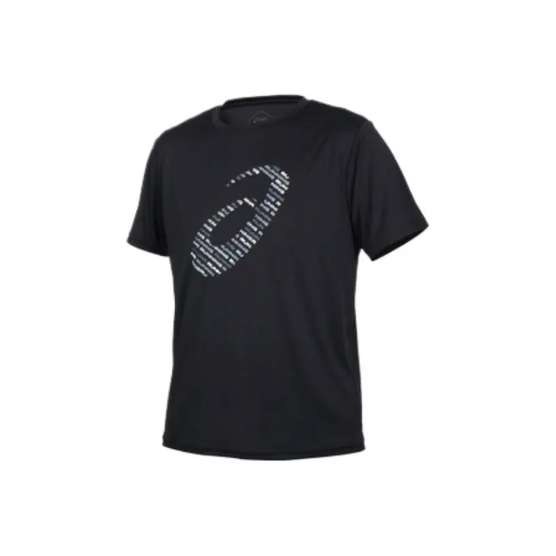 Asics T-Shirt Men's Black Silver-0
