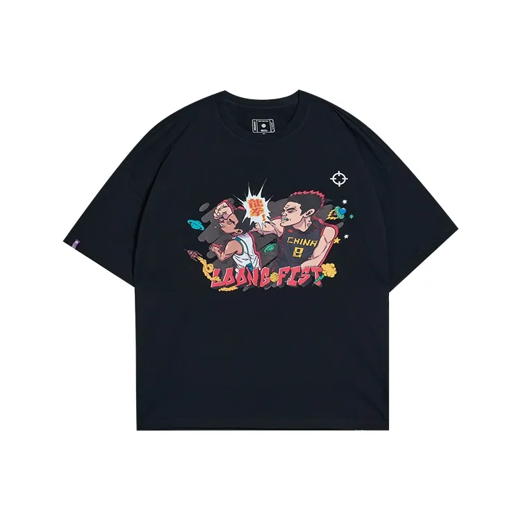RIGORER Crew Neck Couple Short Sleeved T Shirts Unisex-0