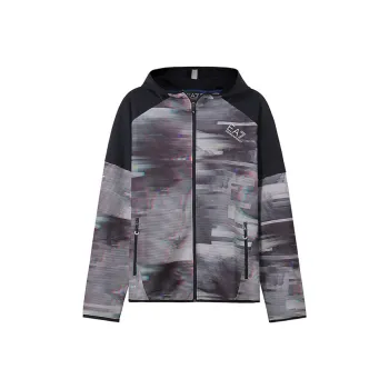 EMPORIO ARMANI Sweatshirts Men Fancy Gray Stripes