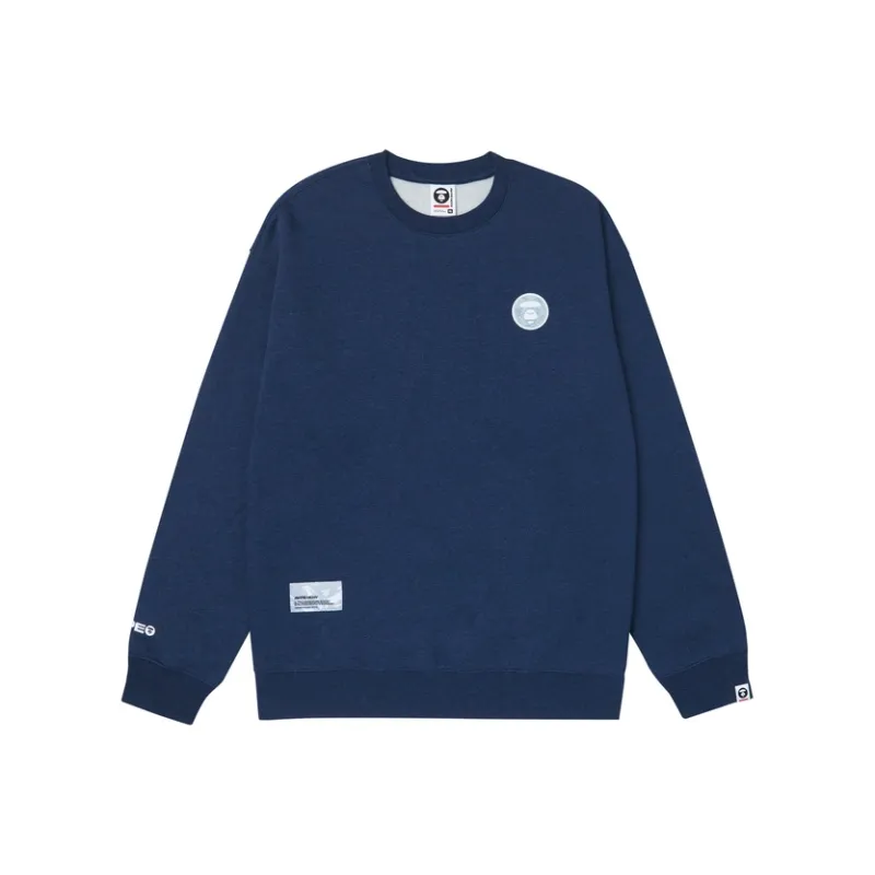 Aape Logo patch Crew neck Sweatshirt-0