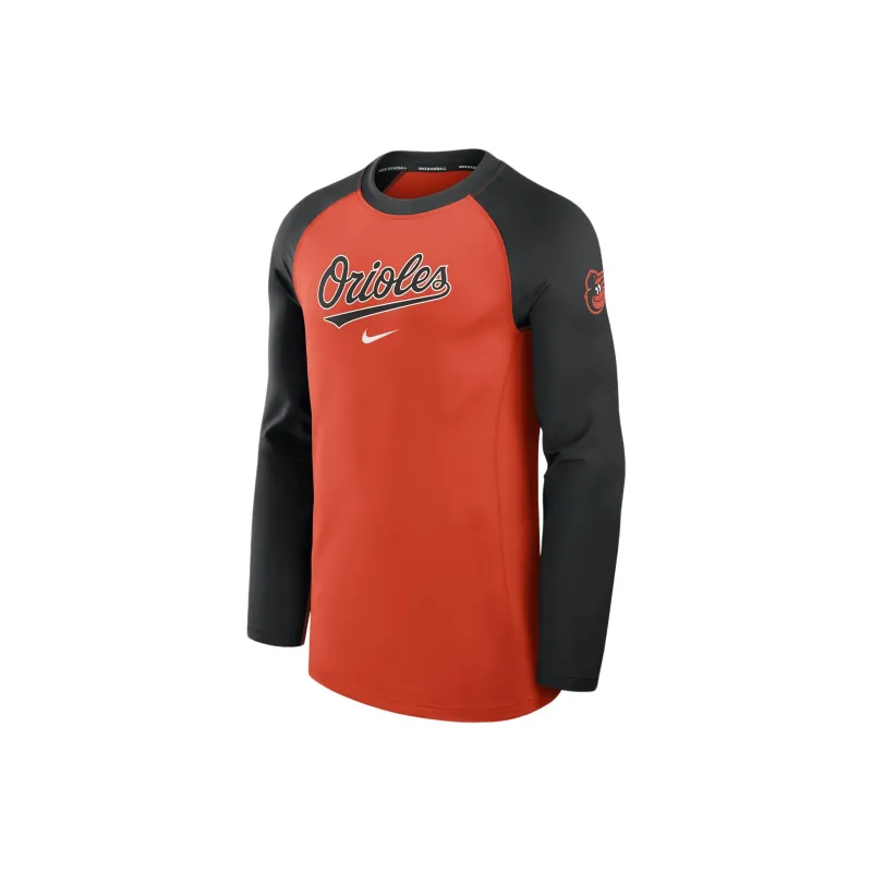 Nike Detroit Tigers Authentic Collection Game Time Men's Nike Dri FIT Mlb Pullover Crew-0