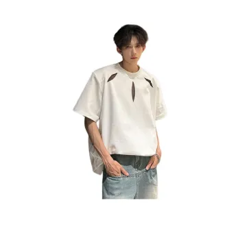 TESTUNG Minimalist Style Basic T Shirt Unisex