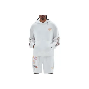GUESS Originals X Hot Wheels Hoodie Sweatshirt Men's White