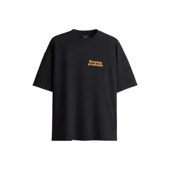 H&M T Shirts Men Black