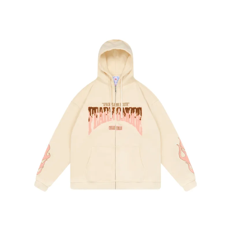 FEAROM Hooded Loose Fit Regular Sweatshirt Unisex-3