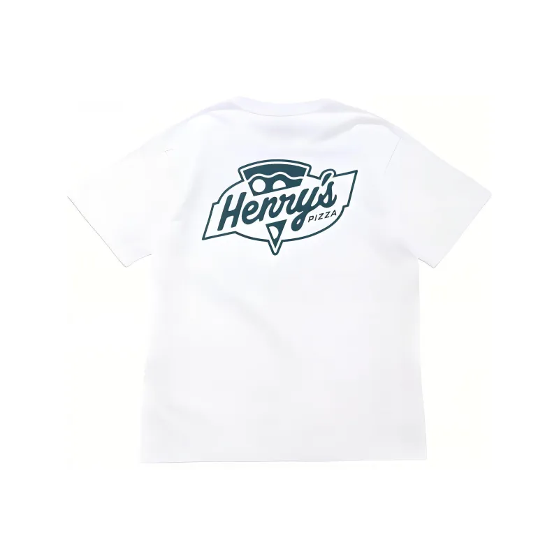 Dickies x Henry's PIZZA T-Shirt Unisex White-0