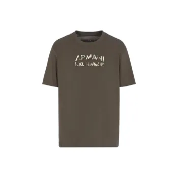 ARMANI EXCHANGE Logo embroidered T shirt