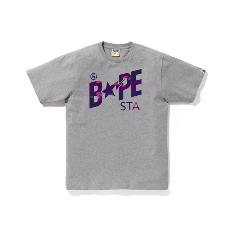 Bape Reflection Camo Bapesta Tee Tee-6