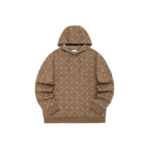 Erke Hooded Loose Fit Regular Sweatshirt Spring Autumn And Winter Men's Latte Brown