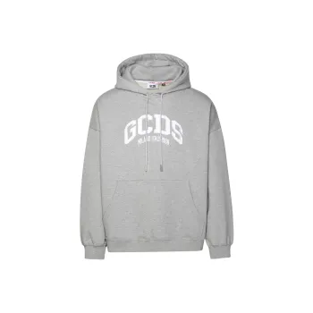 GCDS Flocked Logo Drawstring Hoodie