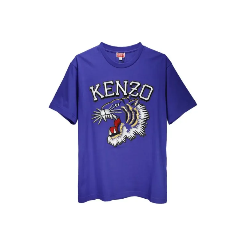 KENZO T Shirt Men's Purple Blue-0