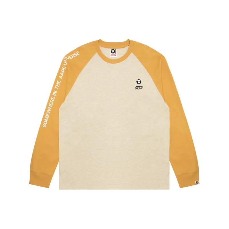 Aape Logo patched Raglan sleeved T shirt-2