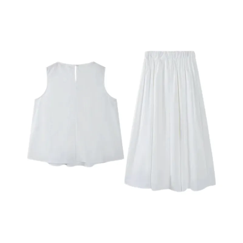 ABBY GODDESS Skirt Set Women's White-1