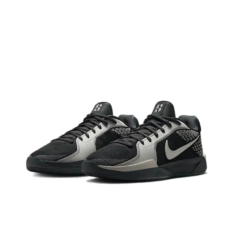 Nike Sabrina 2 Anti Slip Wear Resistant Low Top Basketball Shoes Unisex Gray White-2