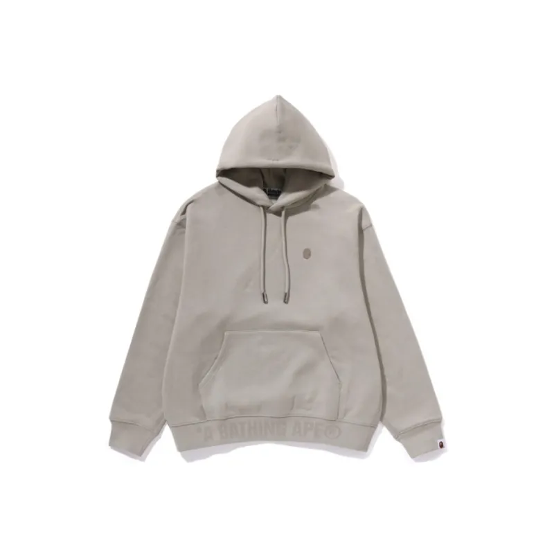 A BATHING APE Logo-patch Cotton-blend Hoodie-0