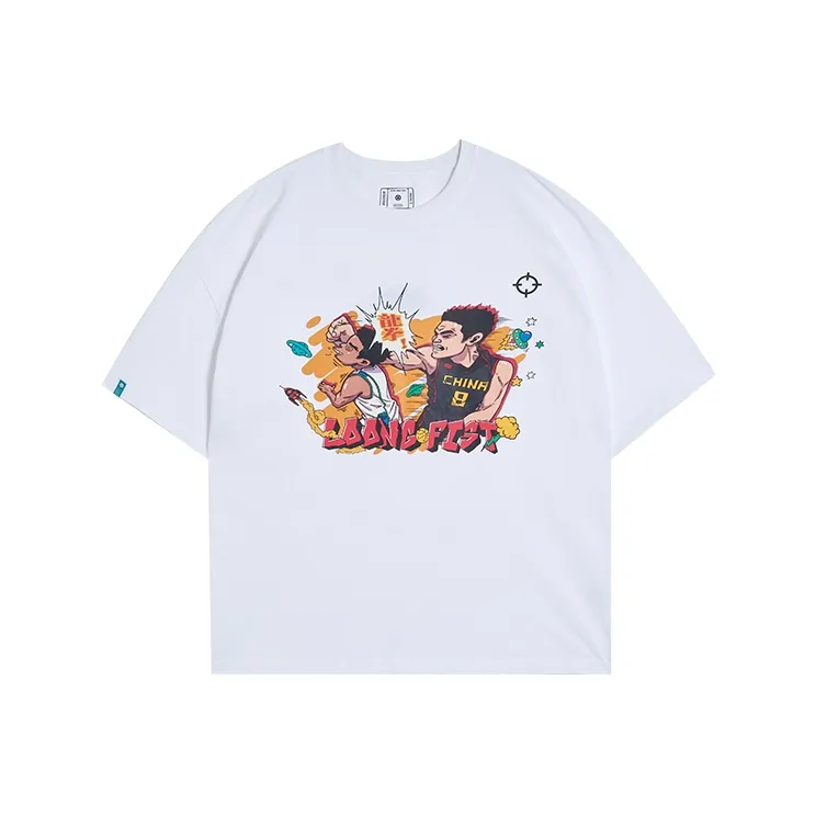 RIGORER Crew Neck Couple Short Sleeved T Shirts Unisex-12