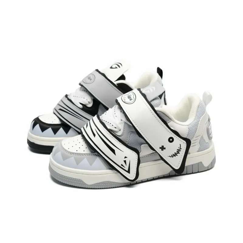Circle Small Coverage Wear Resistant Lightweight Low Top Skateboard Shoes Unisex-28