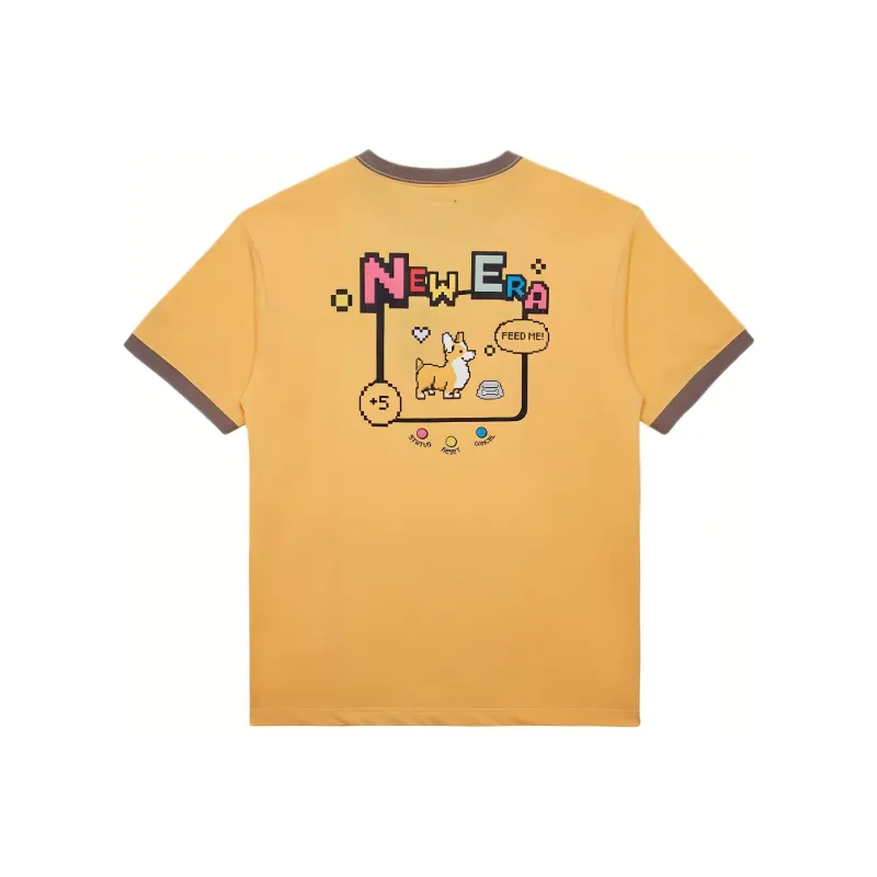 New Era T Shirts Unisex Yellow-0