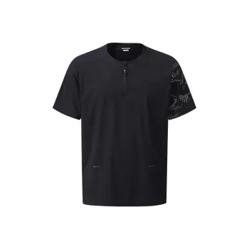 SALOMON UNI Trail Grit T Shirt Unisex Black