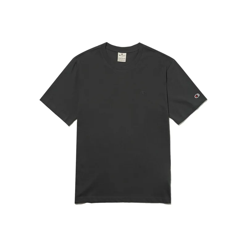 Champion T Shirt Unisex Charcoal Gray-0