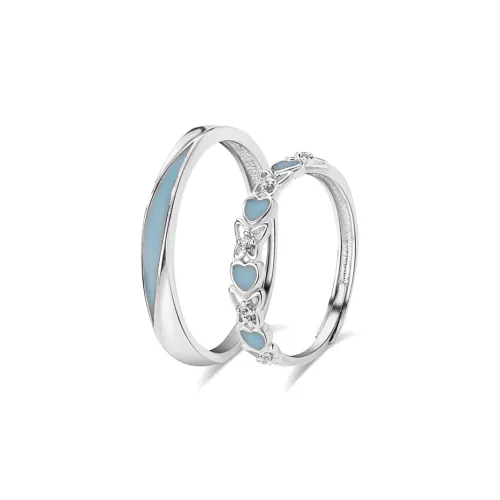 Muyan S999 Fine Silver Rings Unisex
