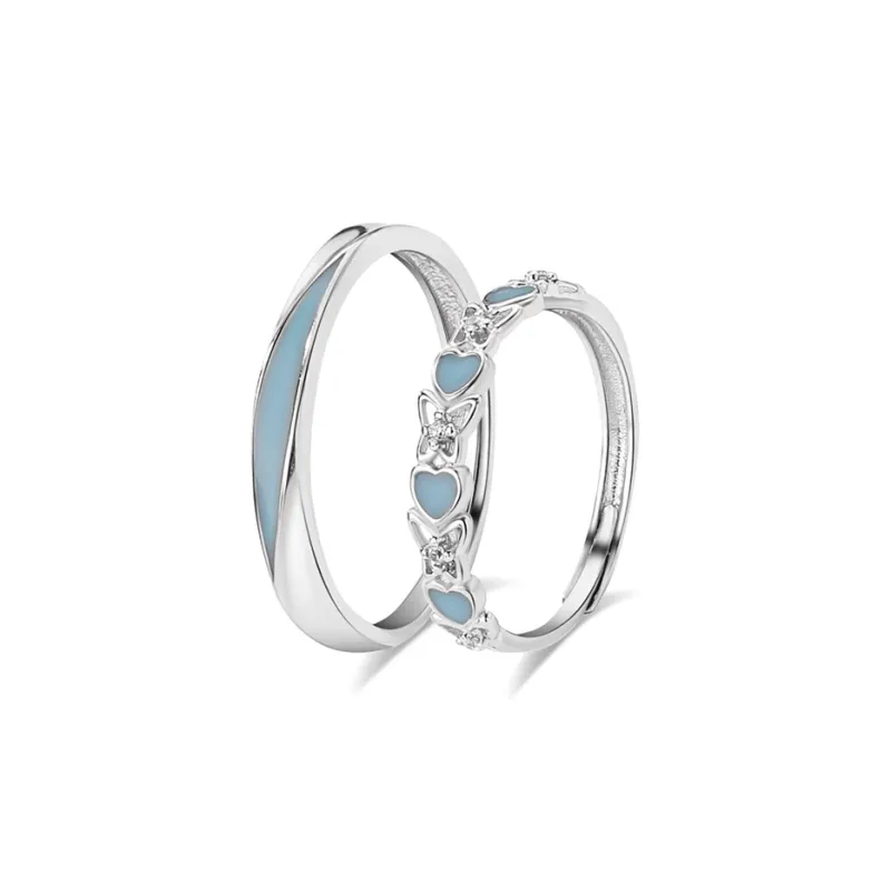 Muyan S999 Fine Silver Rings Unisex-0