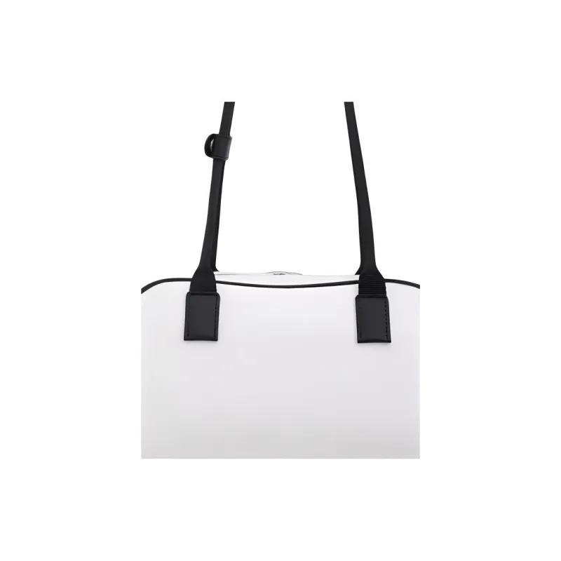 GAP Cotton Handbag Shoulder Bag Small Size Women's White-3