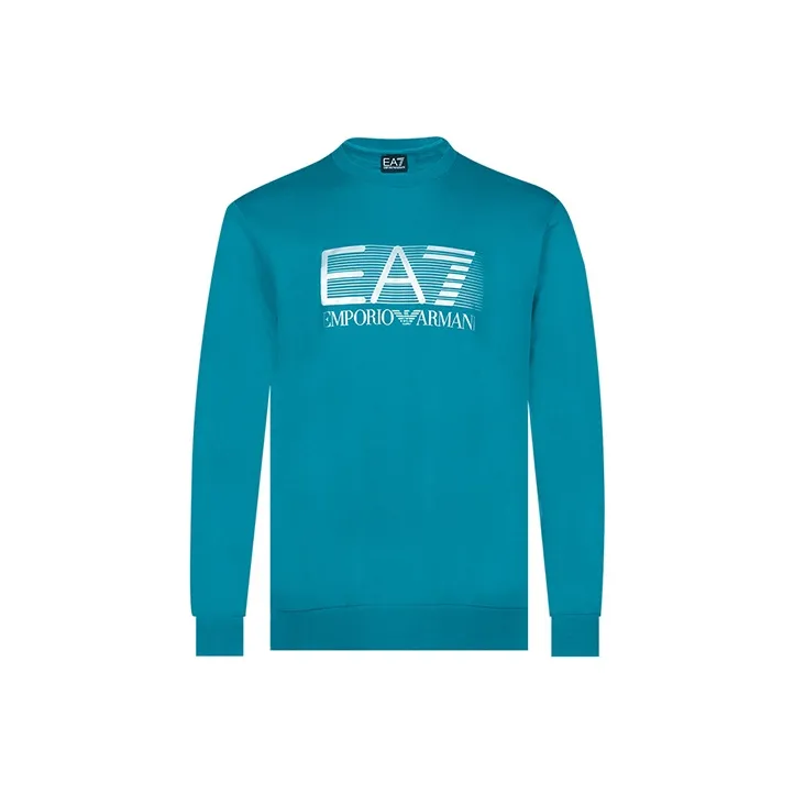 EMPORIO ARMANI EA7 Sweatshirts Men Dark Sky Blue-0