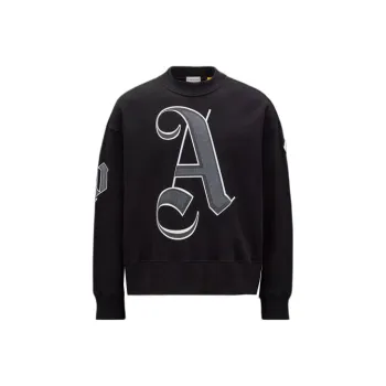 Palm Angels X Moncler Sweatshirts Unisex Black
