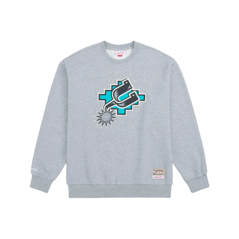 Mitchell Ness Sweatshirts Unisex Gray-0