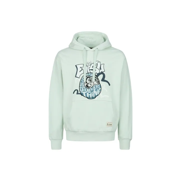 EVISU Sweatshirts Men Mint Green-0