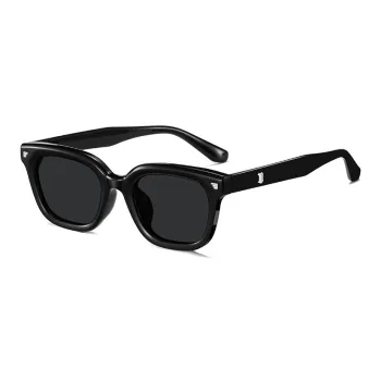 PRETTYALLUSION TR/Memory Plastic Square Sunglasses Unisex