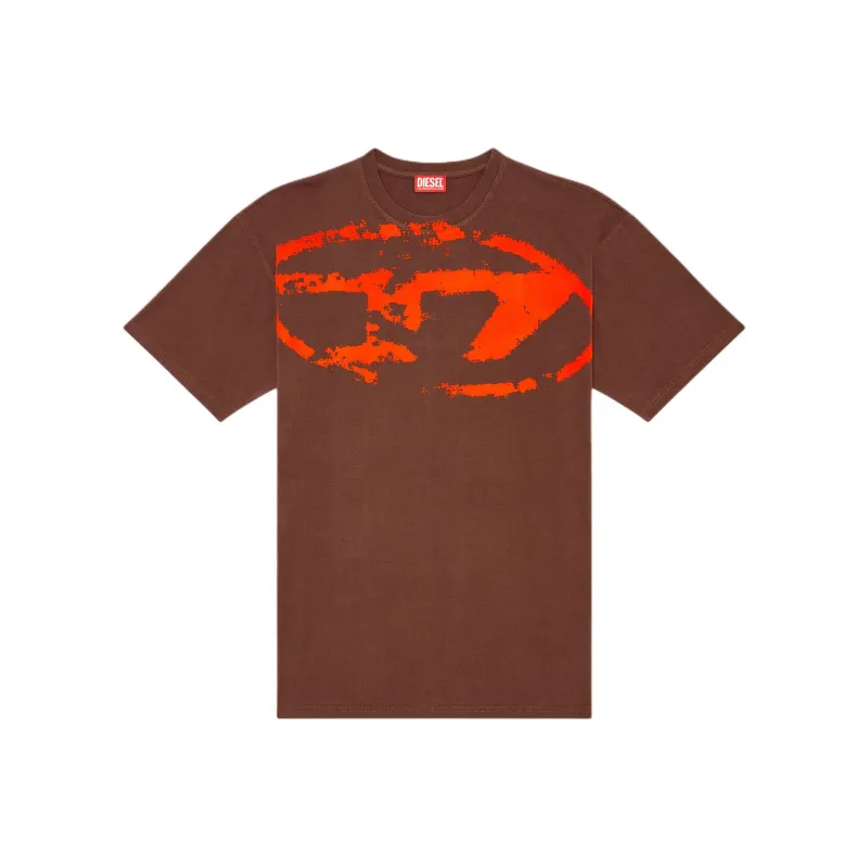 DIESEL FW24 T Shirt Men's Brown-0