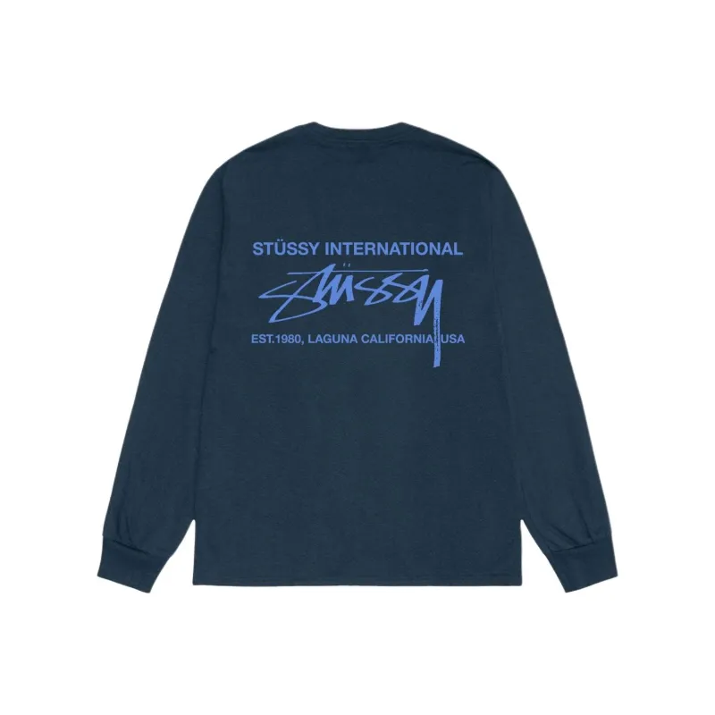 Stussy Smooth International L/S Tee-4