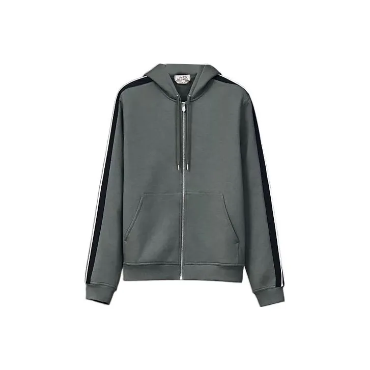 HERMES Sweatshirts Men Gray-0