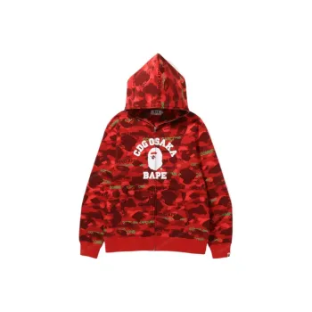 Bape X Comme Des Garcons Osaka Full Zip Hoodie