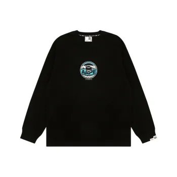Aape By *A Bathing APE® Logo print Long sleeve T shirt