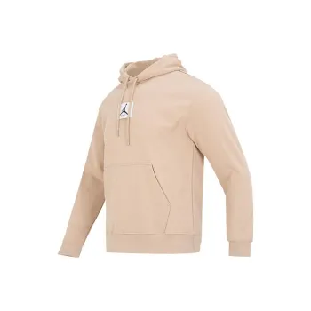 JORDAN Sweatshirts Men Khaki Fleece Lined