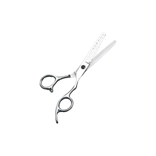 XIBI 6.0 Inches Fishbone Scissors With 8/10 Teeth For Blending Hair In Salons Hair