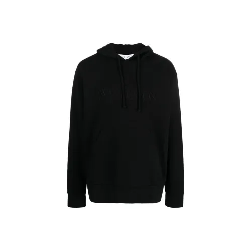 JW Anderson Logo Embroidered Drawstring Hoodie