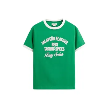 ZARA T Shirts Men Green