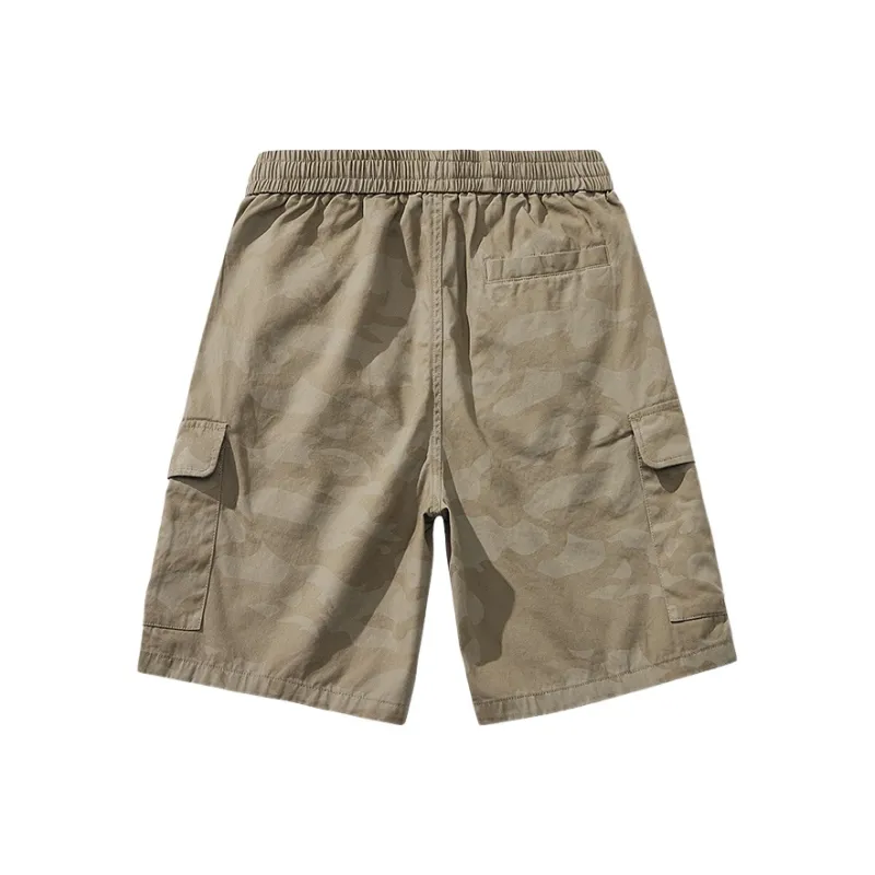 Jeep Fashion Sports Collection Cargo Shorts Unisex Dark Khaki-1