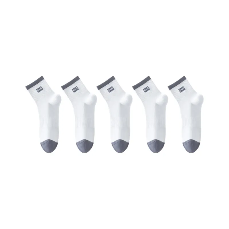 MIIOW Trend Party Series Mid Calf Socks Unisex 5 Pack-12