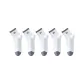 5 Pack[White & Gray 5]