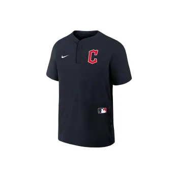 Nike Cleveland Guardians Authentic Collection Men's Nike Mlb Short Sleeve Windshirt