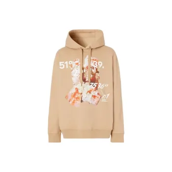 Burberry Crystal And Coordinates Hoodie